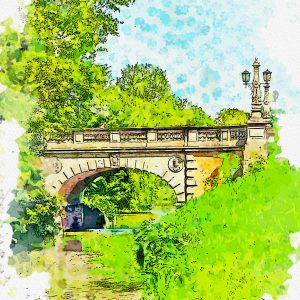 Brücke im Bürgerpark
