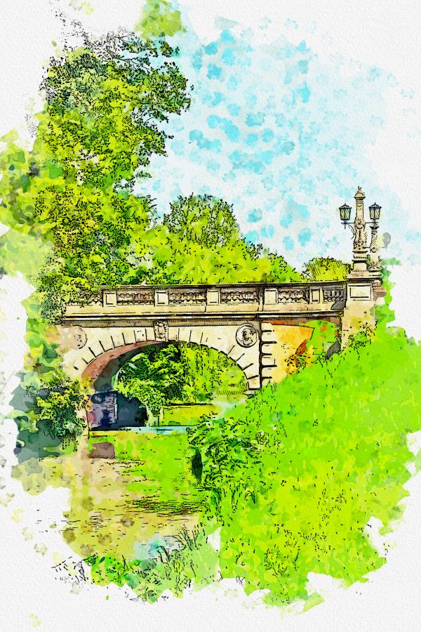 Bremen, Brücke, Bürgerpark