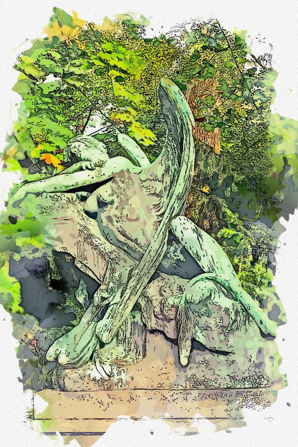 Schlafend, Bremen, Friedhof